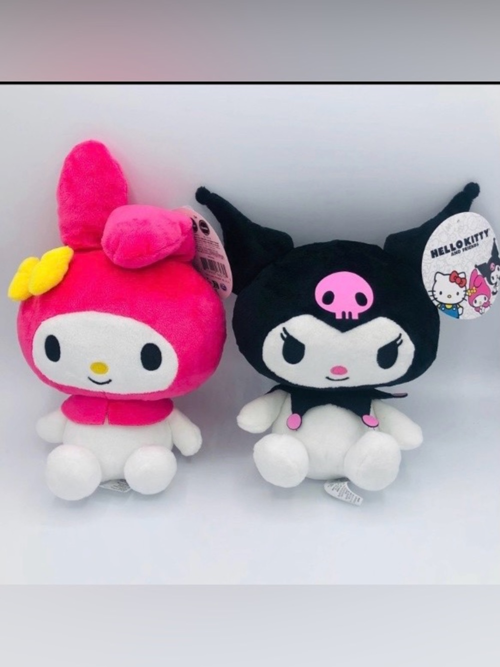 Sanrio My Melody & Kuromi Plush Duo NWT